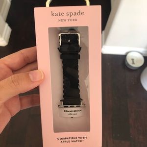 Black Kate Spade Apple Strap